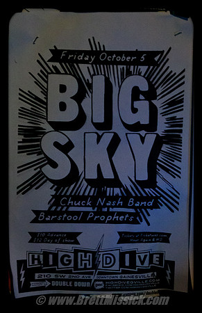 Big Sky at The High Dive, Gainesville Florida