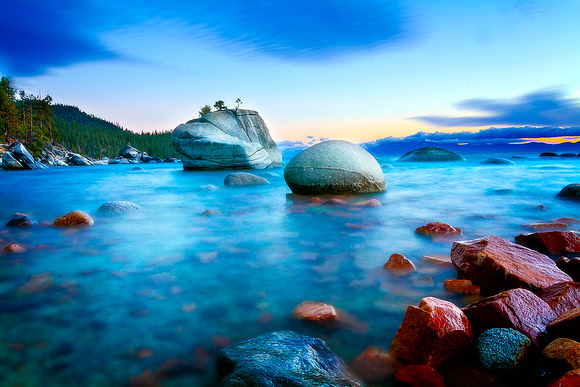 Tahoe 2016 RAW (156 of 634) Lake Tahoe Bonsai Rock PS Merge 2_vignette